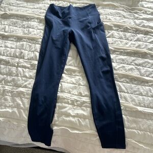 Fabletics oasis high waisted leggings in navy